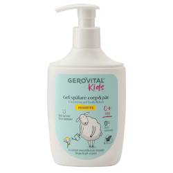 Gel spalare pentru corp si par Sensitive Gerovital Kids, 300ml, Gerovital