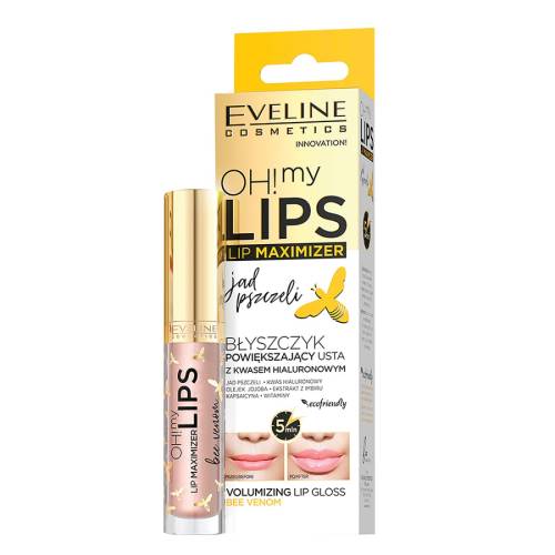 Luciu cu efect de marire Oh! My Lips Maximizer Bee Venom, 4.5ml, Eveline Cosmetics