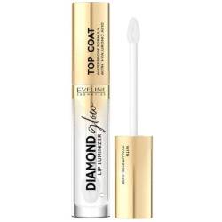 Luciu de buze iluminator Diamond Glow Lip Top Coat, 4.5ml, Eveline Cosmetics