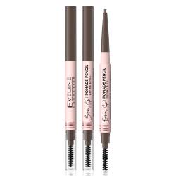 Creion de sprancene Brow & Go Pomade Taupe, 4g, Eveline Cosmetics