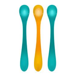 Set linguri cu maner lung, +3 luni, 3 bucati, PUR
