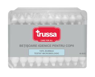 Trussa Betisoare igienice pentru bebelusi, 50 bucati