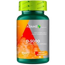 Vitamina D-5000 Naturala 30cps - Adams