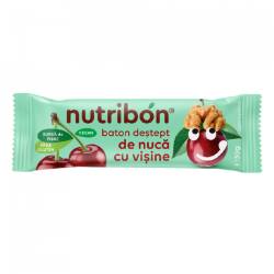 Baton vegan nuca cu visine, 30g, Nutribon
