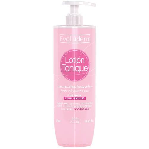 Lotiune tonica pentru ten sensibil, 500ml, Evoluderm