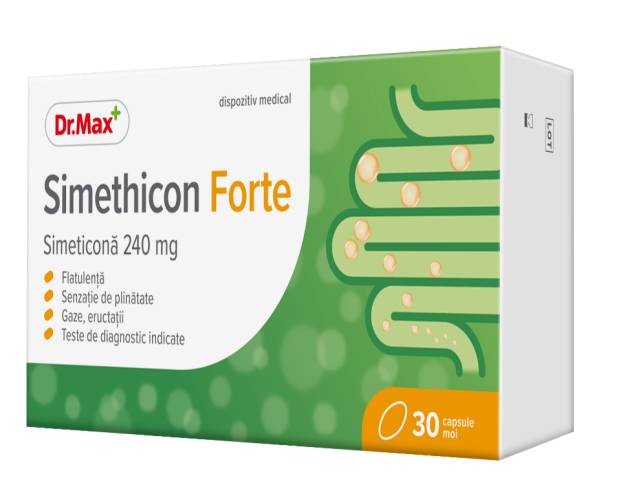 Dr. Max Simeticona 240mg, 30 capsule moi
