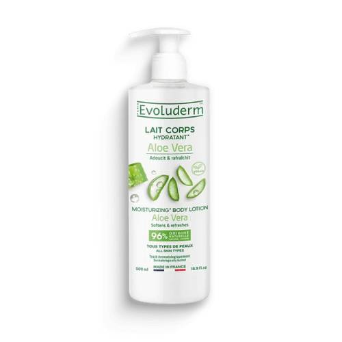 Lapte de corp hidratant Aloe Vera, 500ml, Evoluderm