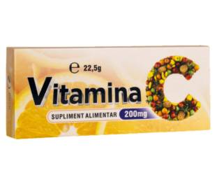 Vitamina C 200mg, 30 comprimate, Adya Green Pharma