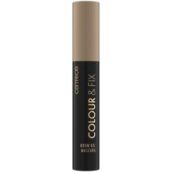 Mascara pentru sprancene Colour & Fix Brow Gel Mascara 020 - Medium Brown, 5ml, Catrice