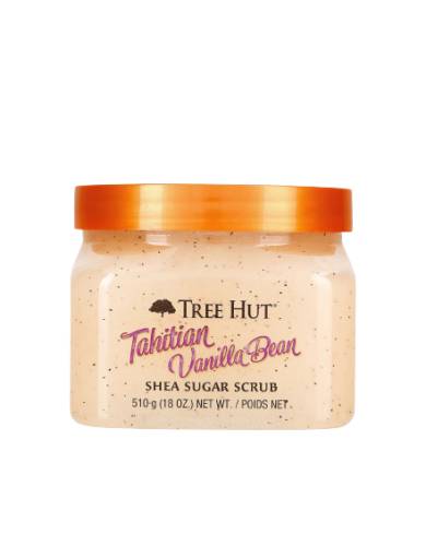 Scrub de corp Tahitian Vanilla Bean Shea Sugar, 510g, Tree Hut