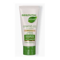 Crema CC nuanta mediu Plant, 30 ml, Gerovital
