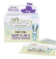 Servetele dinti si gingii pentru prevenirea cariilor de biberon +0 luni, 25 bucati, Jack N' Jill Kids