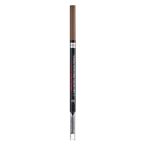 Creion pentru sprancene cu varf ultra-precis Infaillible 24H Brows Brunette, 5g, L'Oreal Paris