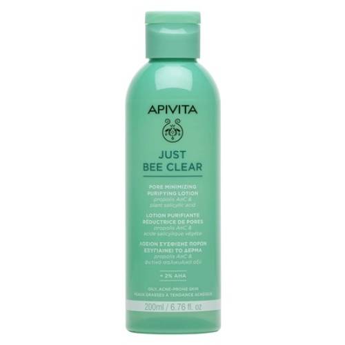Apivita Lotiune purifianta pentru pori dilatati Just Bee Clear, 200ml