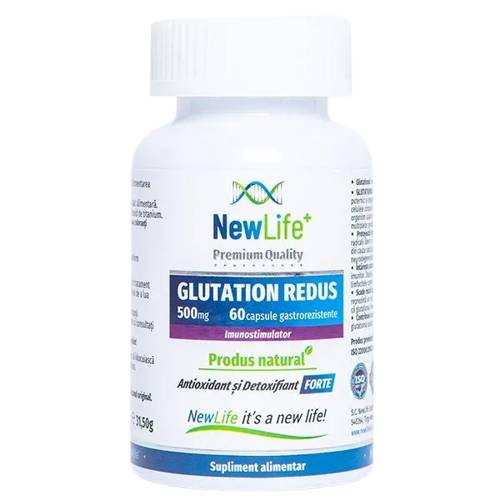 Glutation Redus 500mg, 60 capsule, NewLife