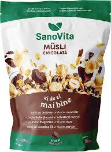 MUSLI CU CIOCOLATA, 400g, SANO VITA