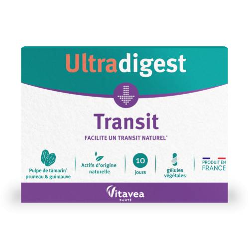 ULTRADIGEST TRANSIT - tranzit sanatos - 10 capsule vegetale, VITAVEA