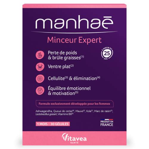 MANHAE MINCEUR EXPERT - slabire si greutate optima - 30 capsule vegetale, VITAVEA