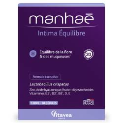 MANHAE INTIMA EQUILIBRE - flora genitala echilibrata, 30 capsule vegetale, VITAVEA