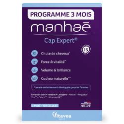 MANHAE CAP EXPERT - impotriva caderii parului, 120 capsule vegetale, VITAVEA