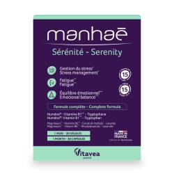 MANHAE SERENITE - stres, oboseala si echilibru emotional, 30 capsule vegetale, VITAVEA