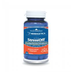 STRESSOFF - combate sindromul de BURNOUT - 60 capsule, Herbagetica