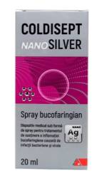 Spray pentru gat Coldisept NanoSilver, 20ml, Arkona