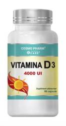 Vitamina D3 4000 UI, 90cps - Cosmo Pharm