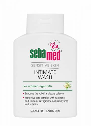 Gel dermatologic pentru igiena intima feminina la menopauza pH 6.8, 200 ml, Sebamed