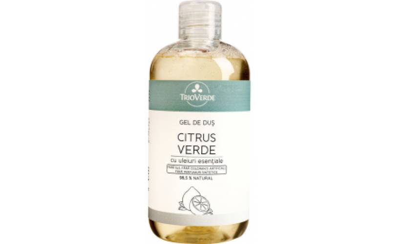 Gel de Dus cu Citrus Verde, 300ml  - Trio Verde