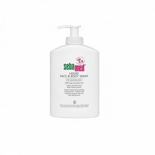Sebamed Lichid dermatologic de curatare pentru fata si corp, 300 ml
