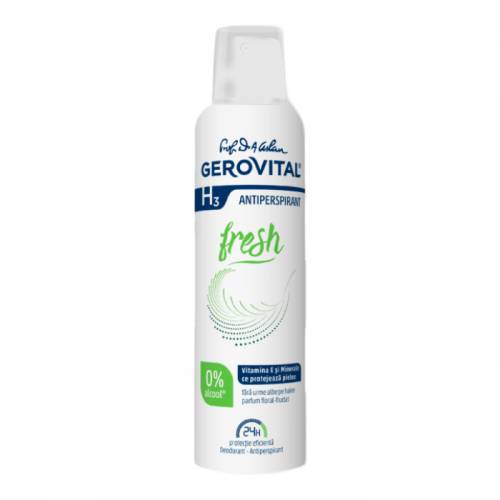 Deodorant Antiperspirant Fresh H3, 150 ml, Gerovital