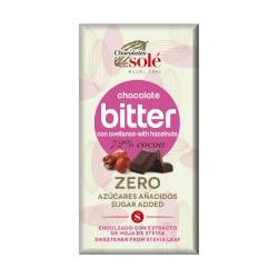 Ciocolata neagra cu alune de padure si stevie, 100 g, Chocolates Sole