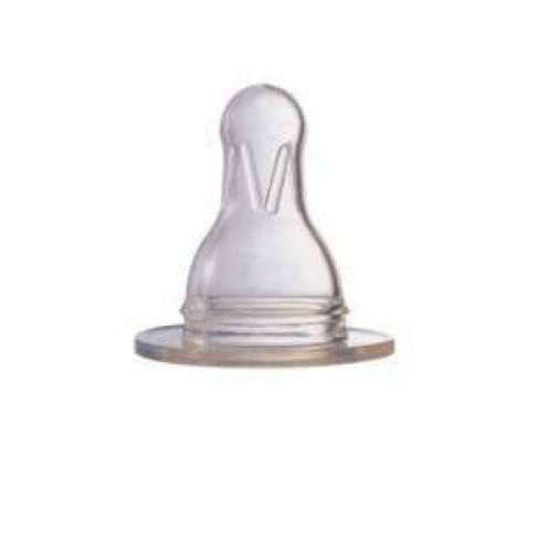 BabyN17302 Tetina silicon rotunda lapte, 2/bl