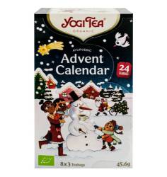 Calendar advent cu 24 plicuri de ceai, eco-bio - YOGI TEA