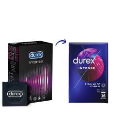 Prezervative Intense Orgasmic, 16 bucati, Durex