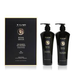 Set Royal Detox Duo Sampon si Masca, 600 ml, T-LAB
