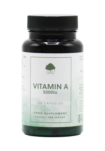 Vitamina A 5000UI, 120 capsule, G&G