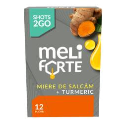 Miere de salcam cu turmeric, 12 plicuri, Meliforte
