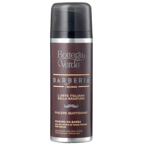 Spuma de ras cu ulei de masline Barbieria Toscana, 200ml, Bottega Verde