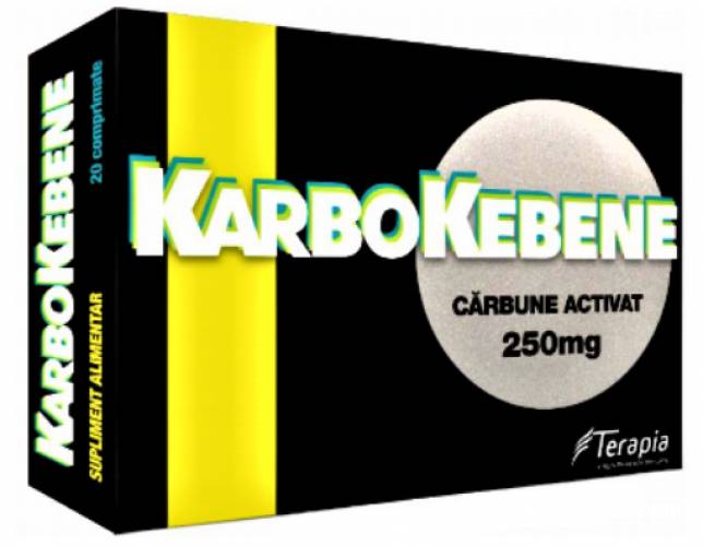 KarboKebene 250mg - 20 Comprimate Terapia