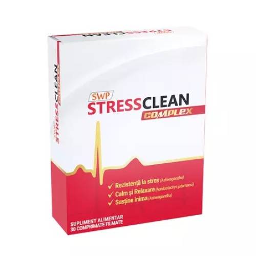 Stressclean Complex - 30 Comprimate, Sun Wave