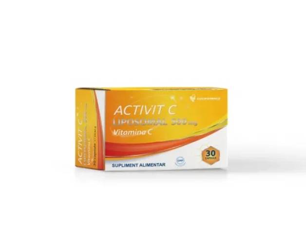 Activit Vitamina C Lipozomal 500mg, 30 Capsule