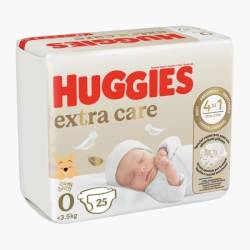 Scutece Extra Care Convi Nr.0 3.5kg, 25 bucati, Huggies