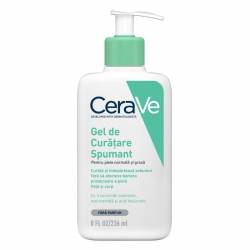 Gel de curatare spumant, piele normal-grasa, 236 ml, CeraVe