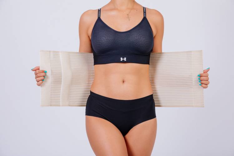Corset abdominal elastic 25 cm Orthomed - L