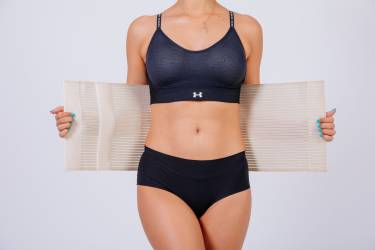 Corset abdominal elastic 25 cm Orthomed - L