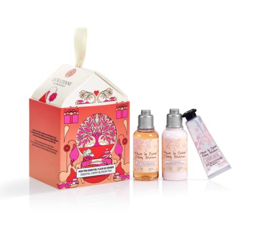 Set cadou Cherry Blossom Ornament, L'Occitane
