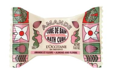 Cub efervescent pentru baie cu migdale si flori, 18g, L'Occitane