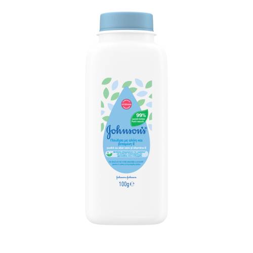 Pudra cu Aloe Vera si Vitamina E, 100 g, Johnson&Johnson